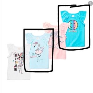 Two 365 Kids (From Garanimals) Ruffle Tank Tops